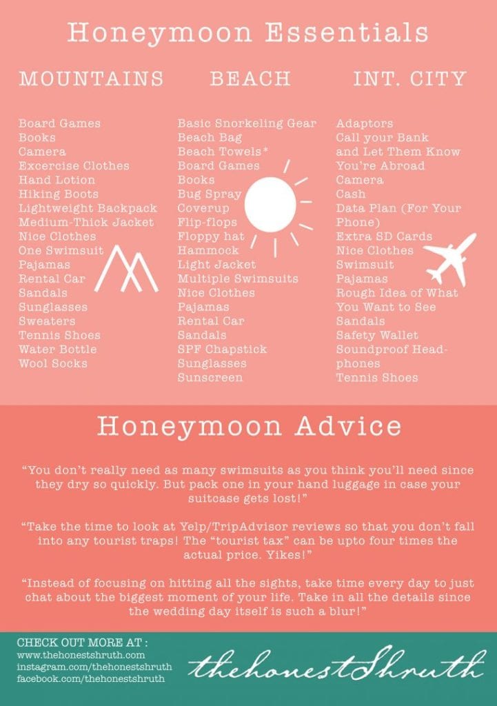 Honeymoon Essentials