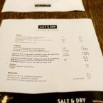 Salt & Dry Menu