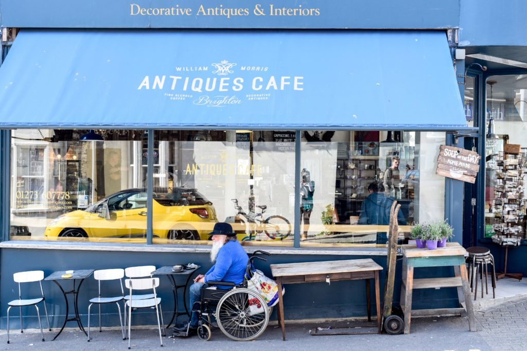 Antiques Cafe Brighton England